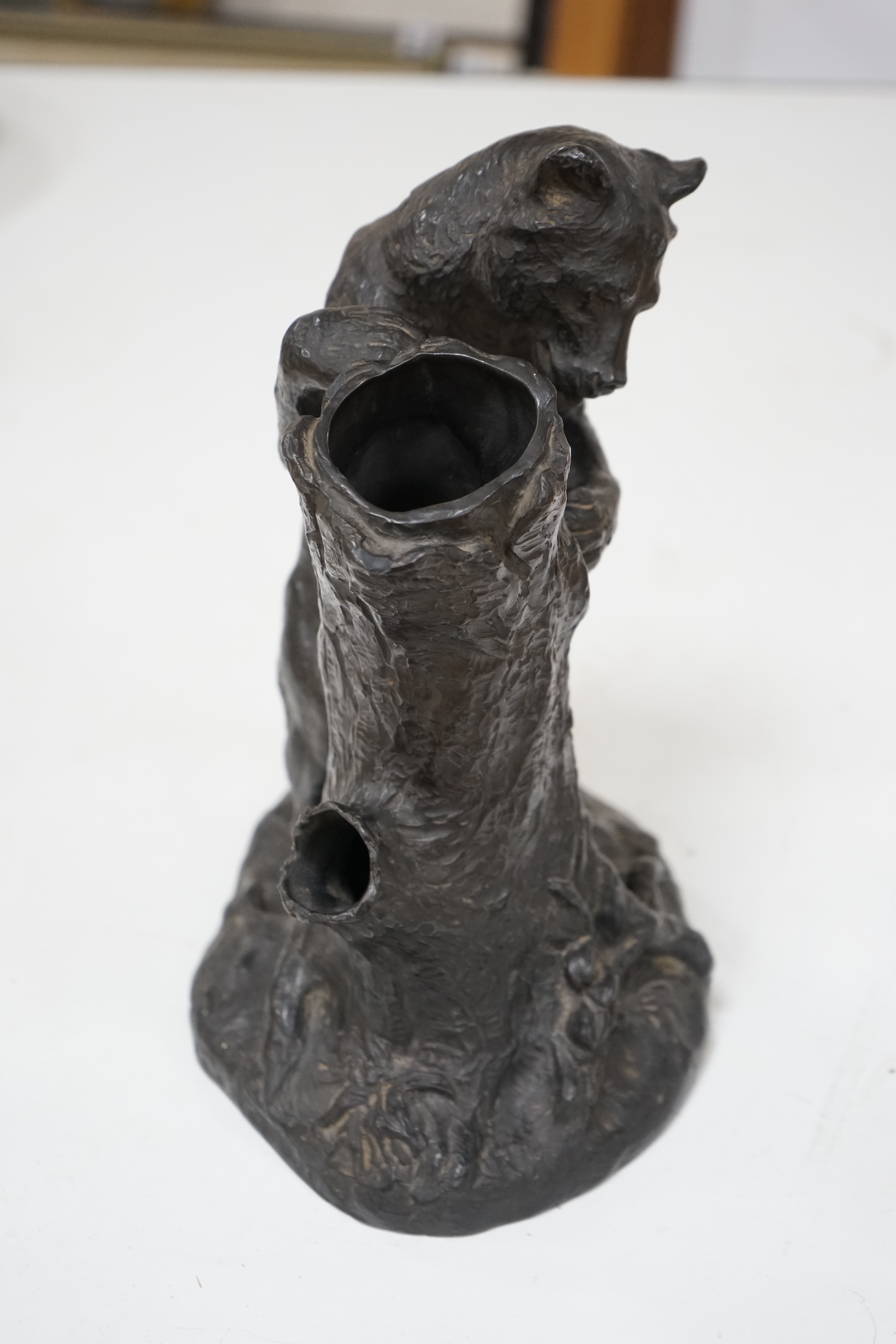 P. Ipsen København, a pottery model of a bear, 28cm. Condition - good